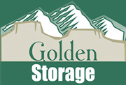 logo for Golden Storage, Golden, Colorado